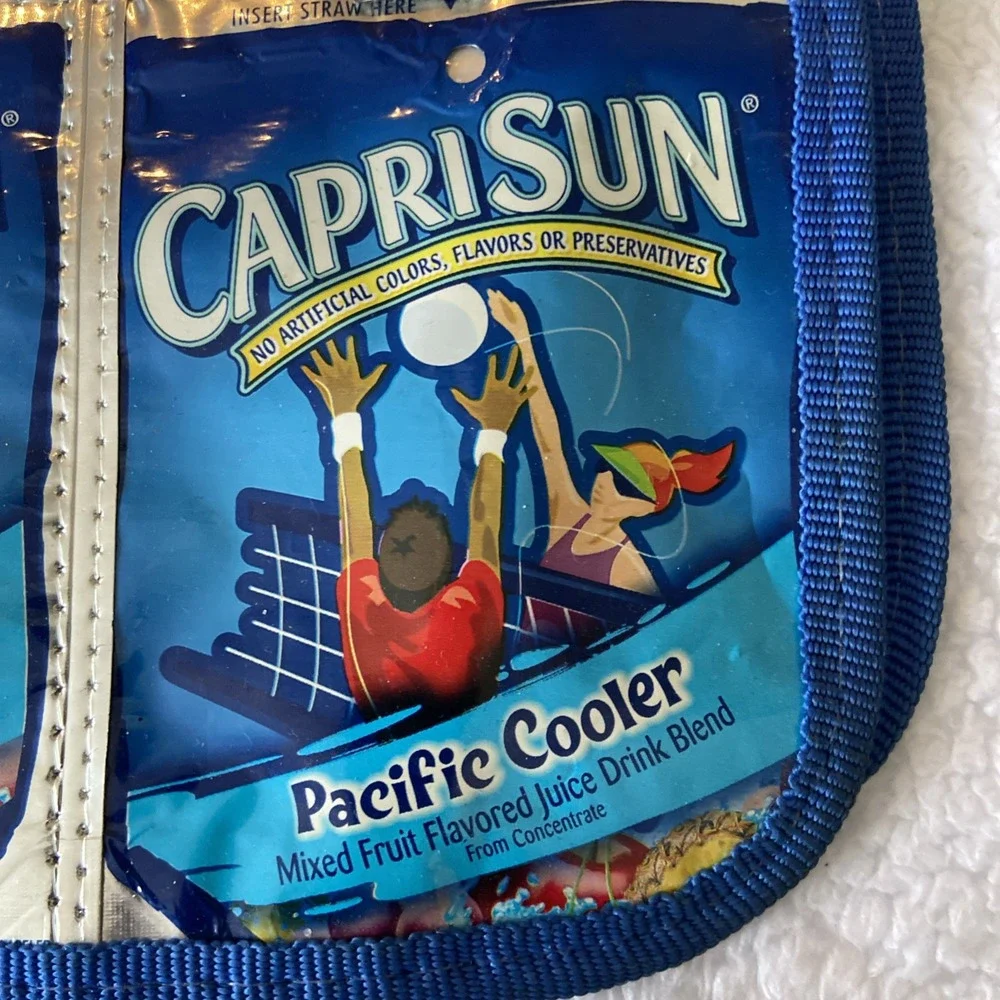 Capri Sun‎ Pacific Cooler Pouch Two Pocket Folder Closure Recycled Reusable